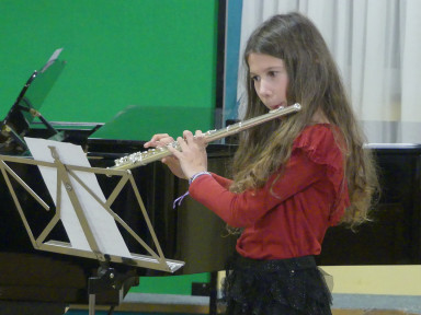 Šolski nastop Most na Soči